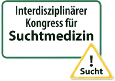 Interdisziplinärer Kongress für Suchtmedizin ! Sucht Logo (DPMA, 02.09.2020)