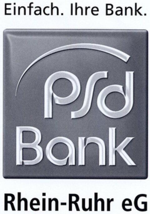 psd Bank Einfach. Ihre Bank. Logo (DPMA, 05.08.2003)