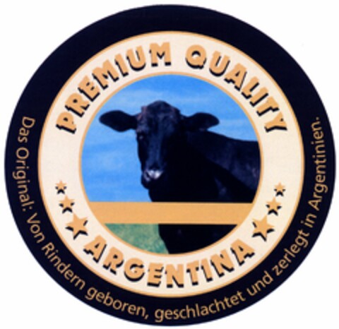 PREMIUM QUALITIY ARGENTINA Logo (DPMA, 25.11.2004)