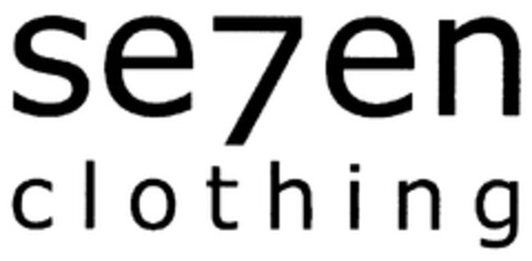 seven clothing Logo (DPMA, 23.10.2006)