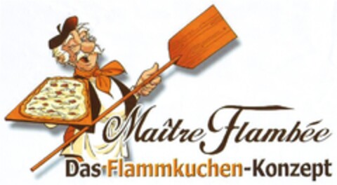 Maître Flambée Das Flammkuchen-Konzept Logo (DPMA, 24.04.2007)