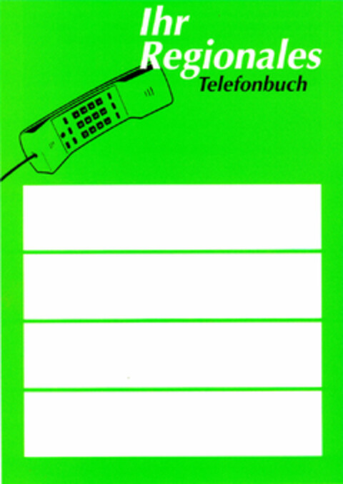 Ihr Regionales Telefonbuch Logo (DPMA, 11.08.1995)