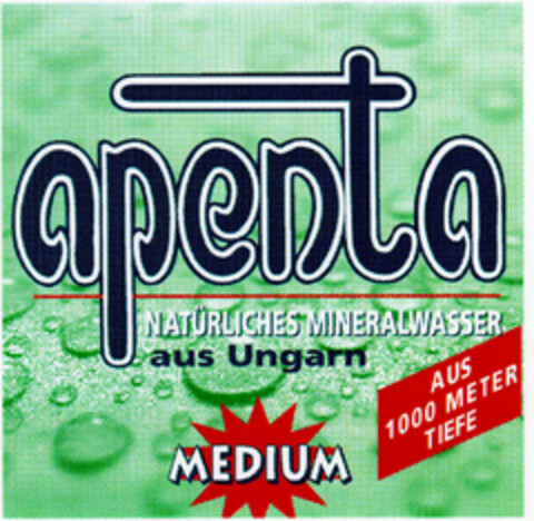 apenta MEDIUM Logo (DPMA, 17.05.1996)