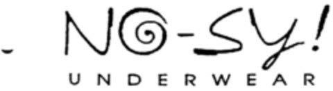 - NO - SY! UNDERWEAR Logo (DPMA, 09/21/1996)