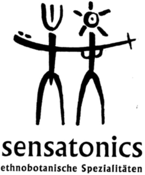 sensatonics ethnobotanische Spezialitäten Logo (DPMA, 10/18/1996)