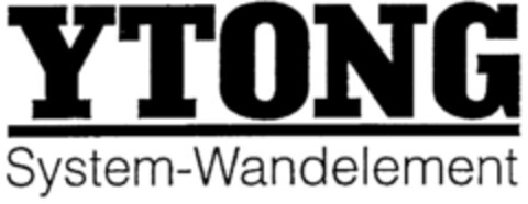 YTONG System-Wandelement Logo (DPMA, 12/30/1996)