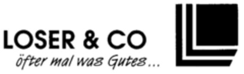LOSER & CO öfter mal was Gutes... Logo (DPMA, 11/12/1997)