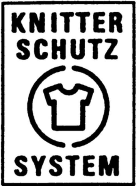KNITTER SCHUTZ SYSTEM Logo (DPMA, 07.12.1998)