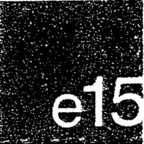 e15 Logo (DPMA, 30.01.1999)