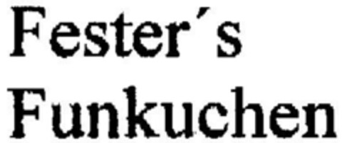 Fester's Funkuchen Logo (DPMA, 02/14/1999)