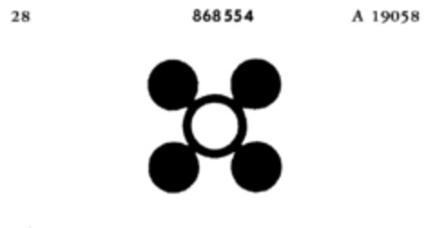 868554 Logo (DPMA, 02.05.1968)