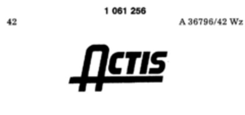 ACTIS Logo (DPMA, 03/15/1983)