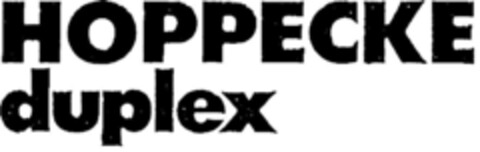 HOPPECKE duplex Logo (DPMA, 18.07.1984)