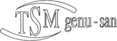 TSM genu-san Logo (DPMA, 06/18/1993)