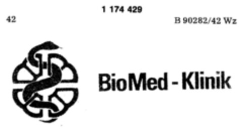 BioMed - Klinik Logo (DPMA, 05.07.1990)