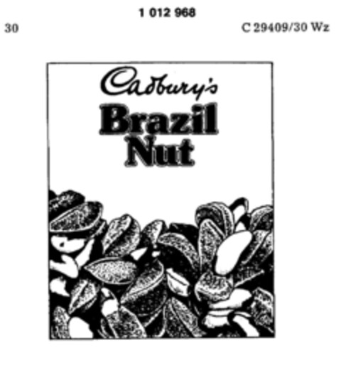 Cadbury`s Brazil Nut Logo (DPMA, 04.06.1980)