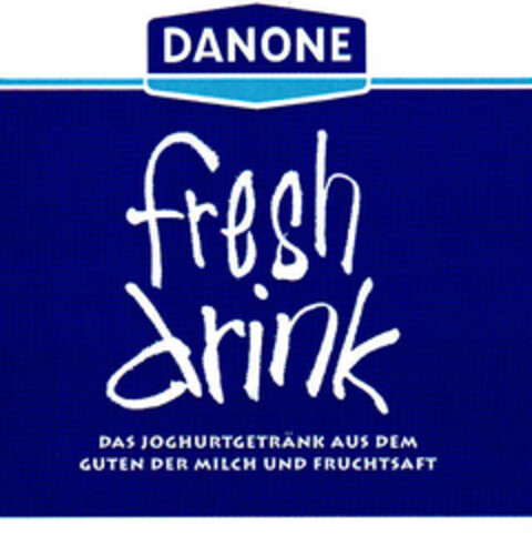 DANONE fresh drink Logo (DPMA, 12.09.1994)