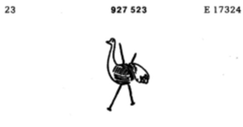 927523 Logo (DPMA, 01/15/1974)