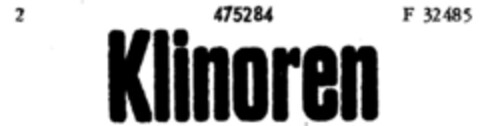 Klinoren Logo (DPMA, 06.09.1934)