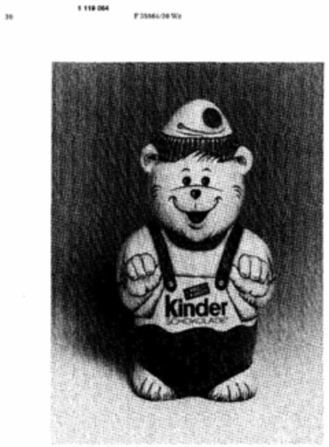 Kinder SCHOKOLADE Logo (DPMA, 14.08.1987)