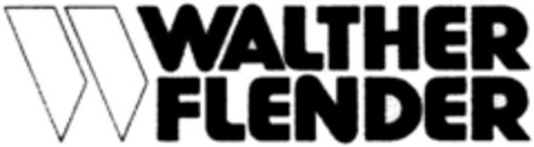 WALTHER FLENDER Logo (DPMA, 10/25/1991)