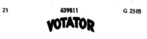 VOTATOR Logo (DPMA, 04/04/1952)