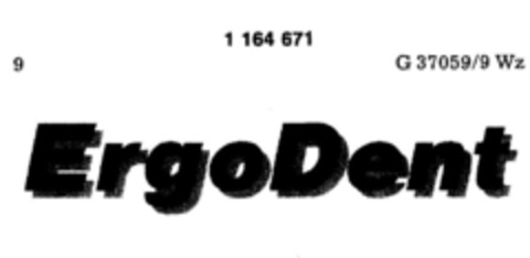 Ergo Dent Logo (DPMA, 19.07.1989)