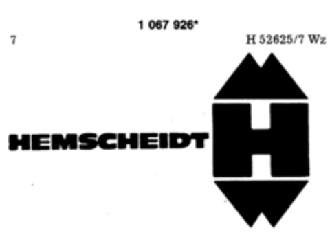 HEMSCHEIDT H Logo (DPMA, 12.04.1984)