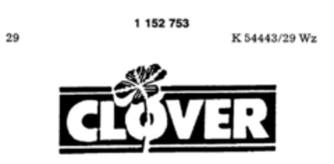 CLOVER Logo (DPMA, 05/17/1989)
