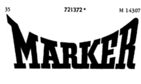 MARKER Logo (DPMA, 12/03/1958)