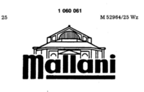 mallani Logo (DPMA, 05/11/1983)