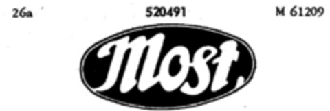 Most Logo (DPMA, 23.11.1939)