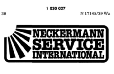 NECKERMANN SERVICE INTERNATIONAL Logo (DPMA, 02.08.1980)