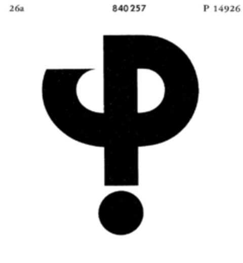 P Logo (DPMA, 09/20/1965)