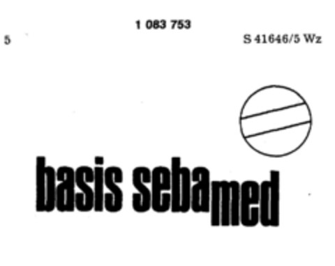 basis sebamed Logo (DPMA, 03.04.1985)