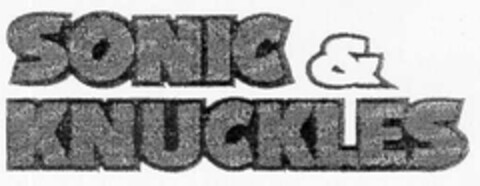 SONIC & KNUCKLES Logo (DPMA, 10/25/1994)