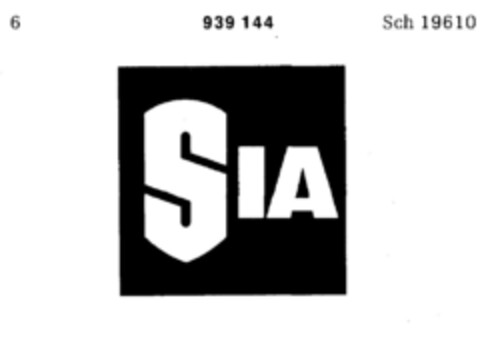 SIA Logo (DPMA, 18.02.1967)