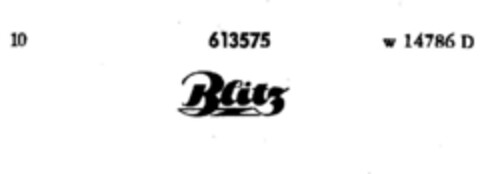 Blitz Logo (DPMA, 04.03.1949)