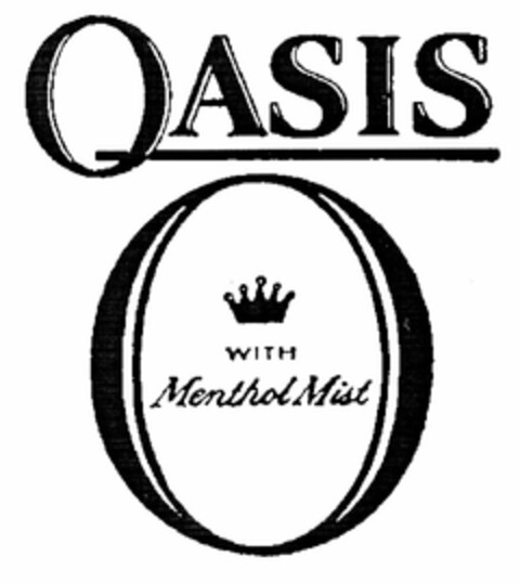 OASIS WITH Menthol Mist Logo (DPMA, 04.06.1957)