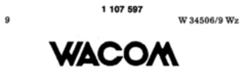 WACOM Logo (DPMA, 26.09.1984)