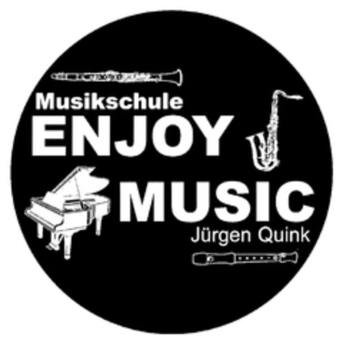 Musikschule ENJOY MUSIC Jürgen Quink Logo (DPMA, 07/26/2008)