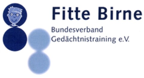 Fitte Birne - Bundesverband Gedächtnistaining e. V. Logo (DPMA, 12/24/2008)