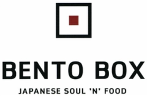 BENTO BOX JAPANESE SOUL 'N' FOOD Logo (DPMA, 04.10.2017)