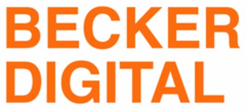 BECKER DIGITAL Logo (DPMA, 30.04.2021)