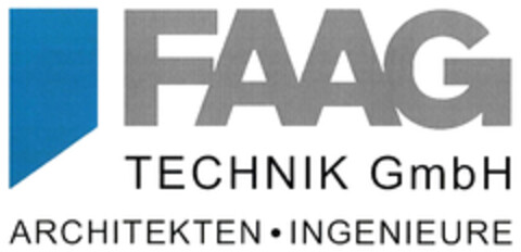 FAAG TECHNIK GmbH ARCHITEKTEN INGENIEURE Logo (DPMA, 04/20/2022)