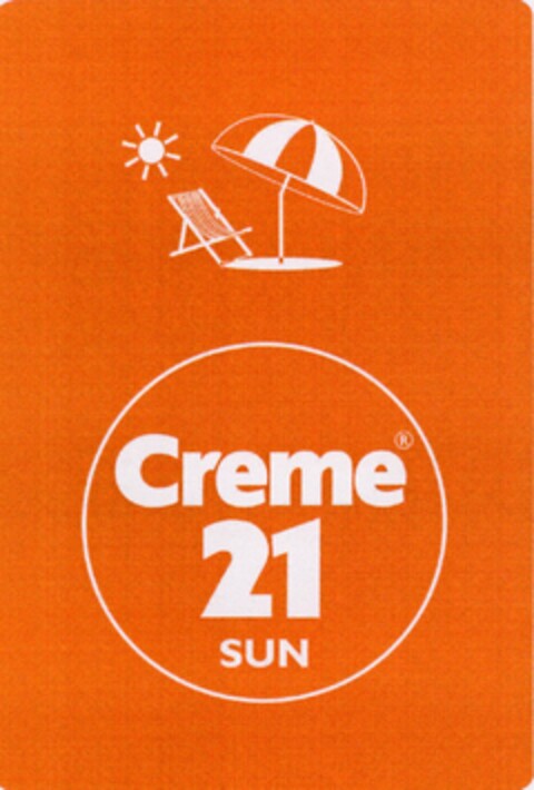 Creme 21 SUN Logo (DPMA, 20.07.2005)