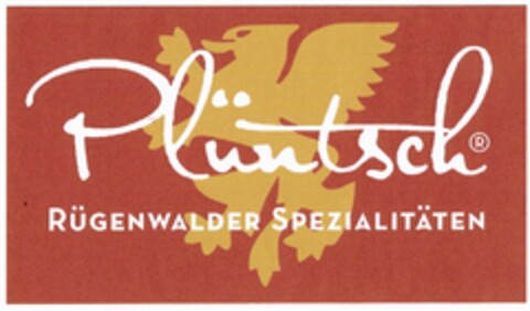 Plüntsch RÜGENWALDER SPEZIALITÄTEN Logo (DPMA, 23.10.2006)