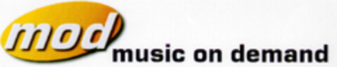 mod music on demand Logo (DPMA, 26.05.1998)