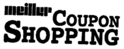 meiller COUPON SHOPPING Logo (DPMA, 22.01.1999)