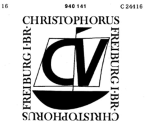 CHRISTOPHORUS FREIBURG I BR Logo (DPMA, 11/02/1974)